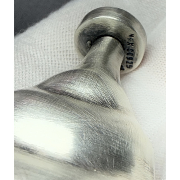 Taxco Sterling Silver TH-112 Mini Perfume Bottle Modern Blue Cabochon As Is - Picture 10 of 15